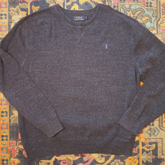 Polo Ralph Lauren 100% Cotton Crewneck Sweater - Picture 1 of 3